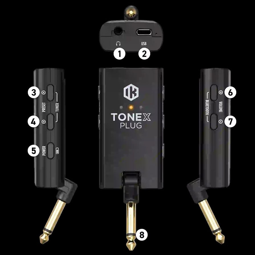 TONEX Plug ポータブル ヘッドホン アンプ: アンプ｜三木楽器公式通販