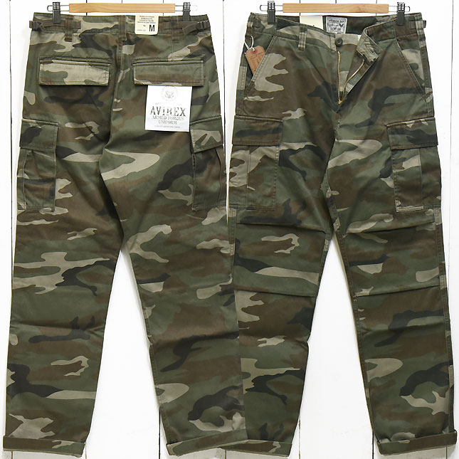 AVIREX(アヴィレックス)迷彩ミリタリーカーゴパンツ/6166111