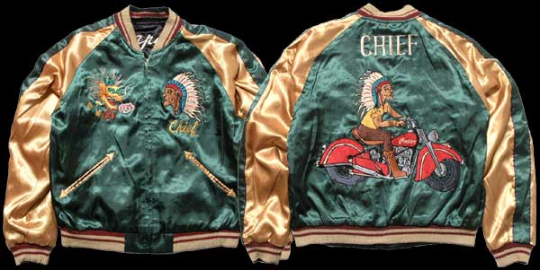 テーラー東洋「舞妓×CHIEF」リバーシブルサテンスカジャン・NO170