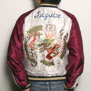 テーラー東洋スカジャン・Yokota×龍サテンスカ/NO187・tt11781-119