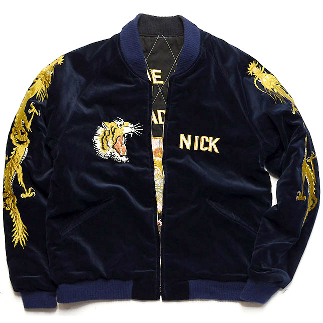 テーラー東洋【港商】別珍スペシャルスカジャン『MARINE×MARINE PHOTO