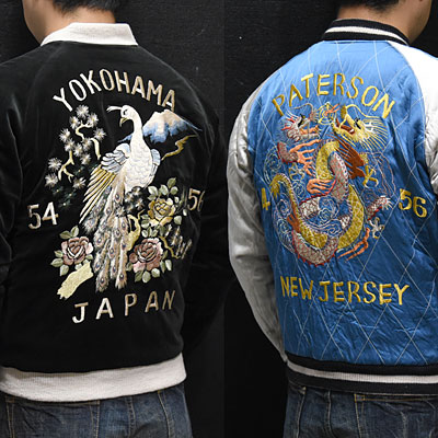 東洋スカジャン・港商SPECIAL EDITION「PHOENIX×TANGLED DRAGONS」別珍