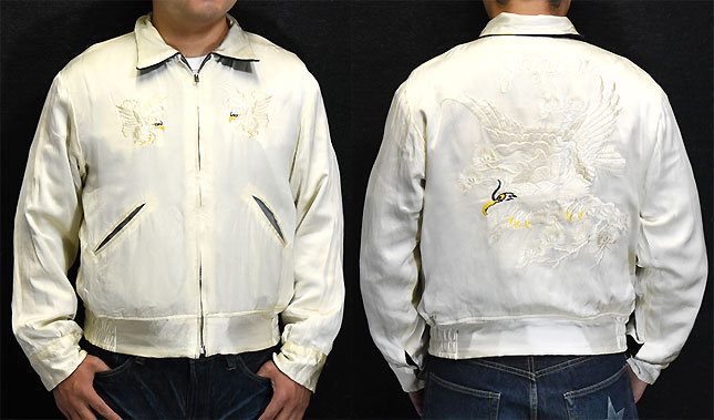 東洋スカジャン・港商SPECIAL EDITION「GOLD TIGER×WHITE EAGLE」NO