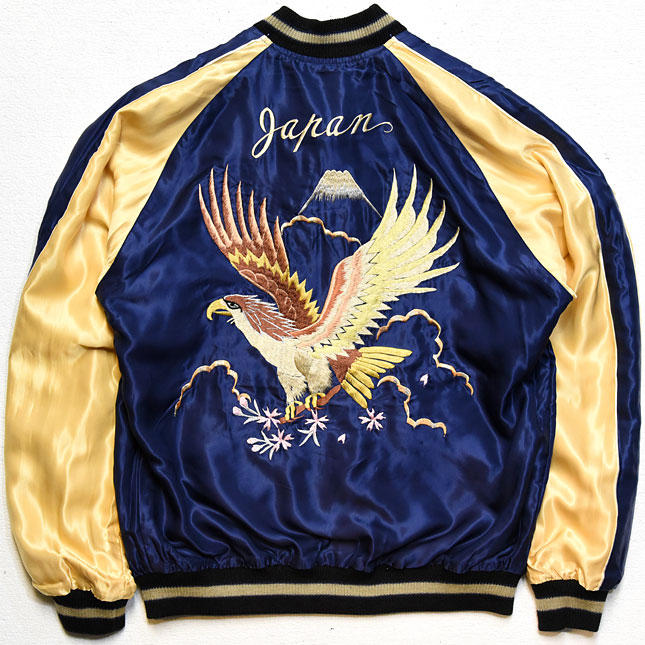 テーラー東洋スカジャン【DRAGON×EAGLE】リバーシブルサテンスカ NO