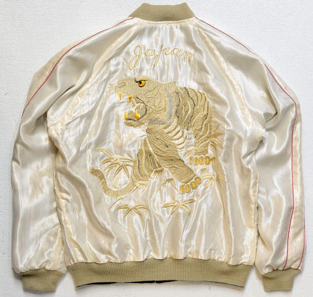 テーラー東洋スカジャン【WHITE EAGLE×WHITE TIGER】リバーシブル