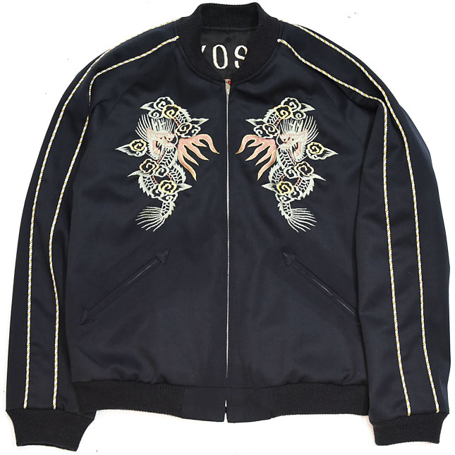 東洋スカジャン・港商SPECIAL EDITION「YOKOSUKA DRAGON×JAPAN MAP