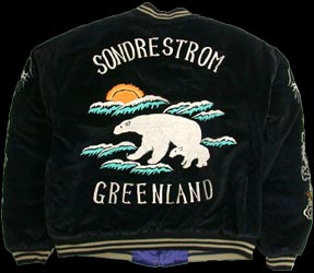 テーラー東洋「GREENLAND×EAGLE」別珍×サテンスカジャン・NO-328