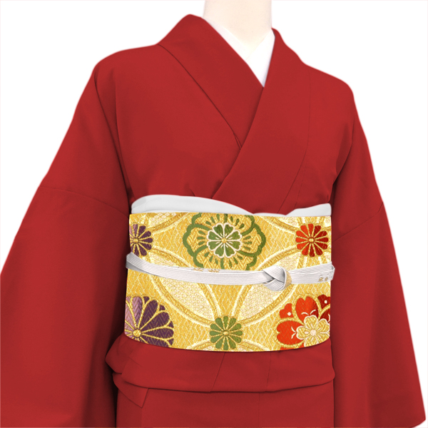 オンラインカタログ]袋帯 振袖用 京洛苑たはら 金色 振袖帯 正絹