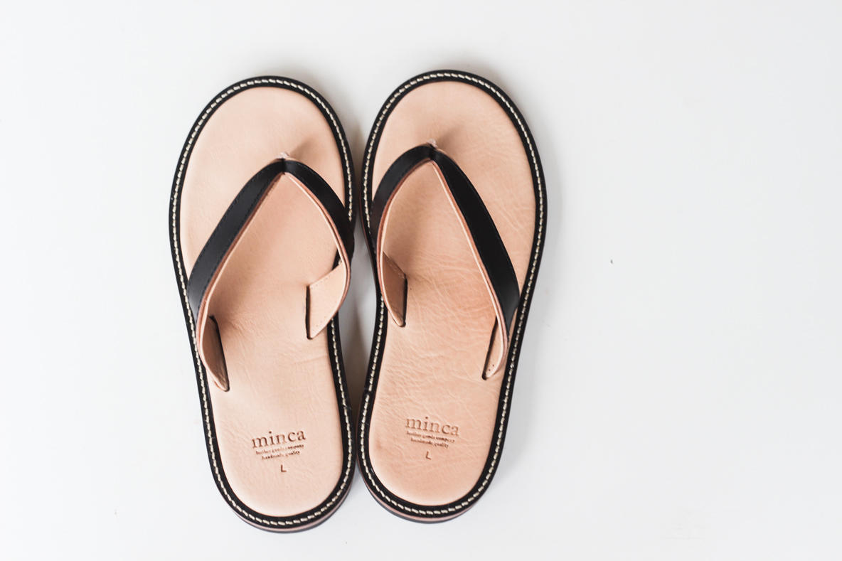 オール栃木レザーのサンダルができました | STAFF BLOG | minca - 毎日