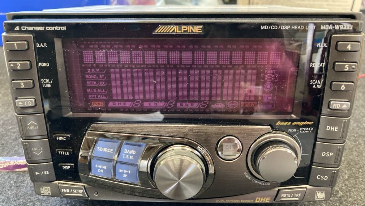 Alpine MDA-W933J [MiniDisc Wiki]