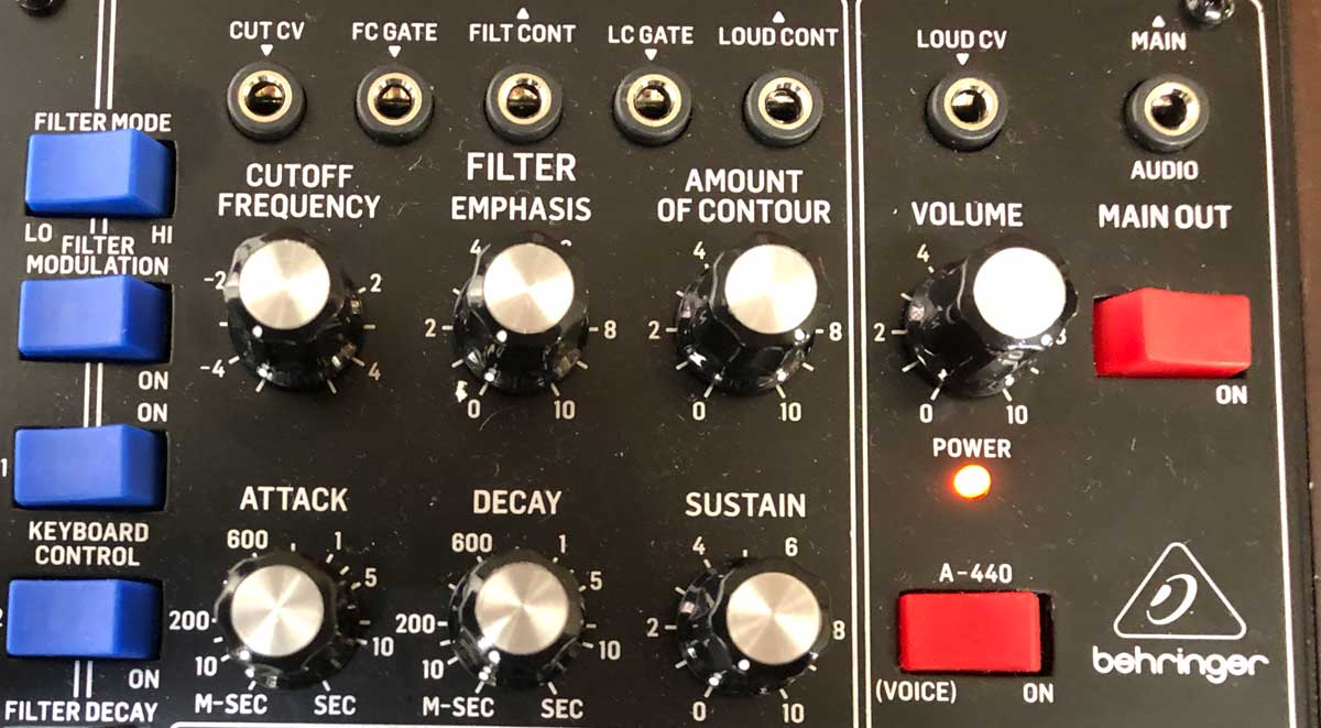 アナログシンセのアタックとキレをBehringer MODEL Dで検証！ | Rock