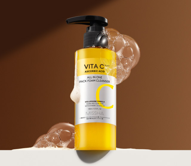 ミシャ ビタシープラス 泡マスク洗顔 [140ml] | MISSHA JAPAN