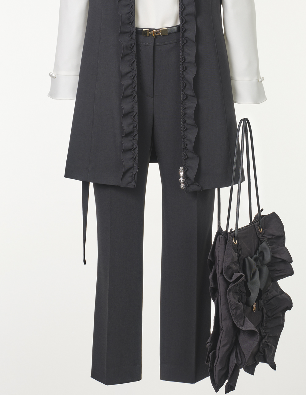 裾リボン付きパンツ | msgracy