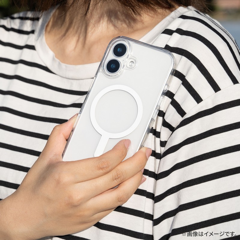 iPhone 16 Pro MagSafe対応・超硬度・耐傷ガラスハイブリッドケース