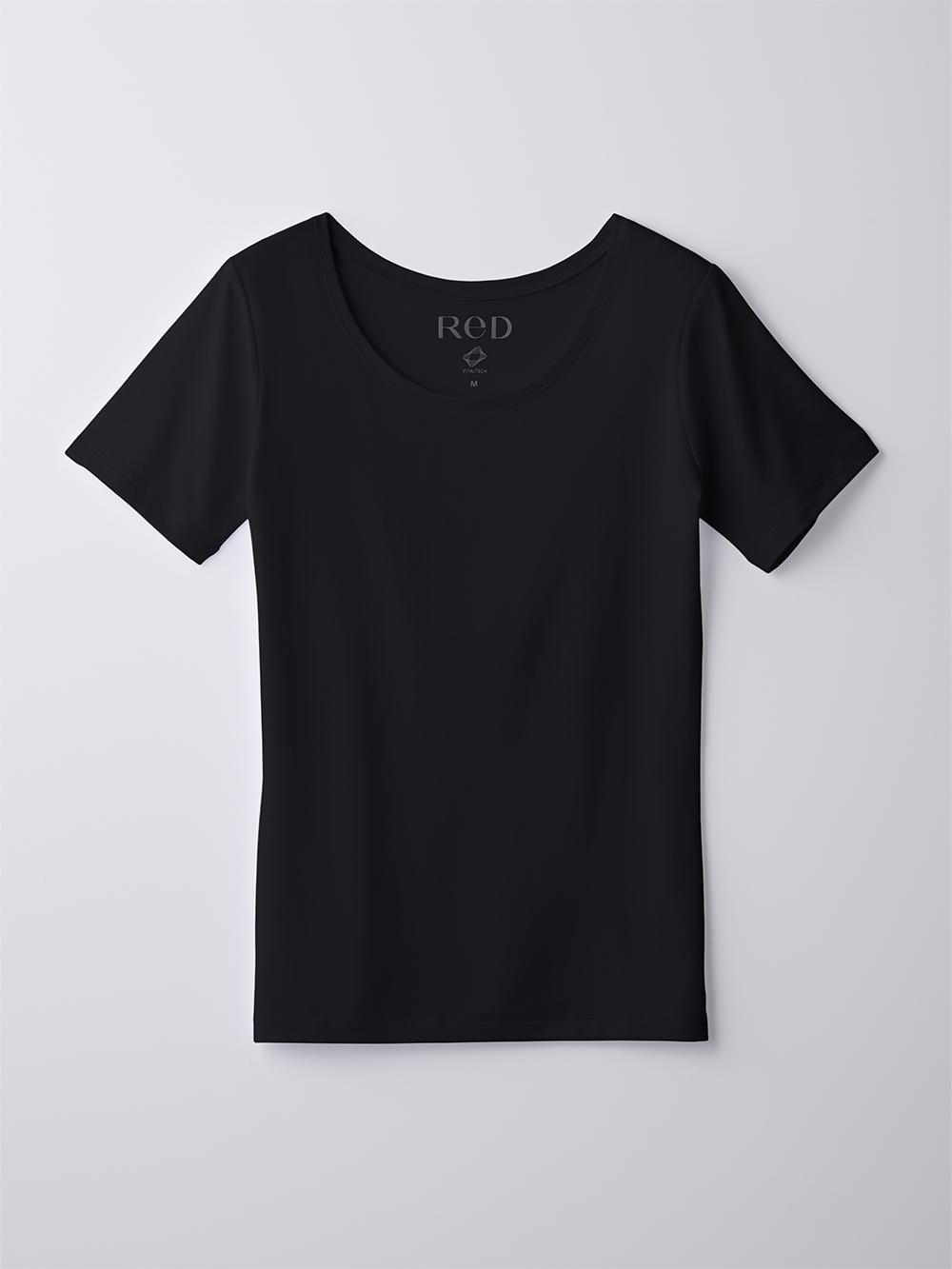 ReD（レッド）リカバリーウェア Uネックインナー半袖 ブラック SS