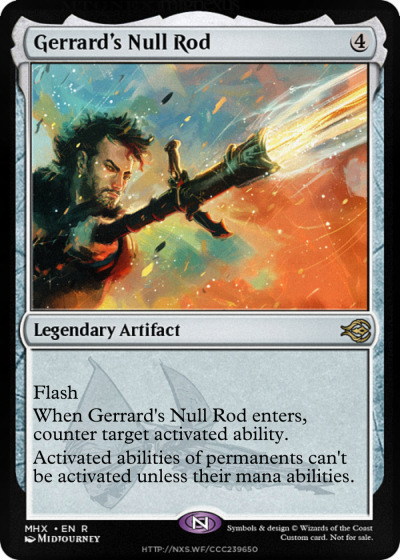 MTGNexus - Gerrard's Null Rod
