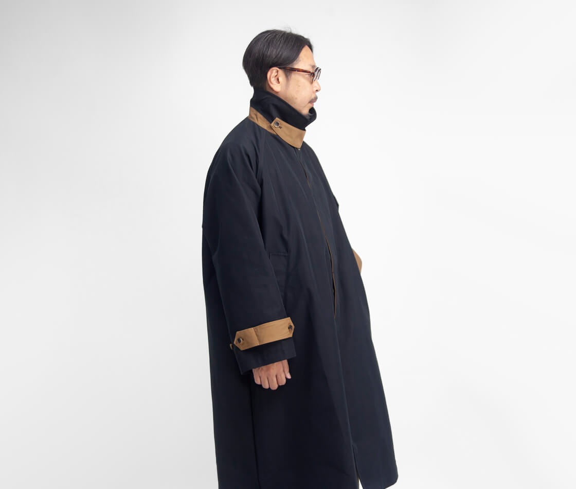 KELEN ケレン GRAVES ギャバジン バルカラーコート メンズ