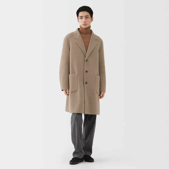 Wool Blend Chester Coat | Men's Outerwear | MUJI USA