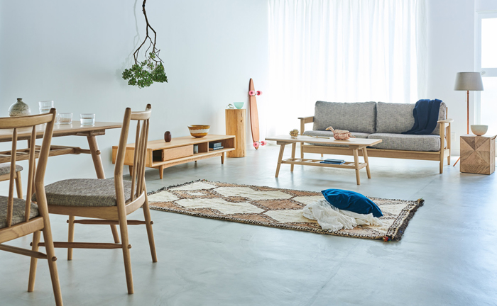 リビングテーブル LT-60-N110 CHERRY チェリー 桜屋工業 HOMEDAY