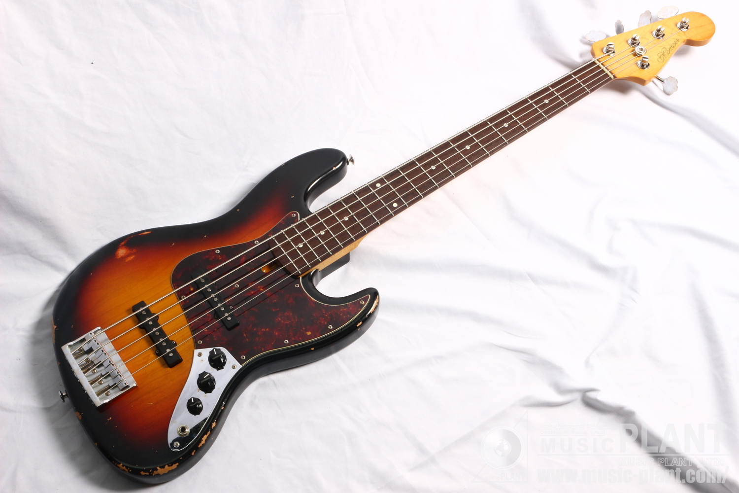 momose Vintageシリーズ 5弦エレキベースMJB1-STD/NJ 5st 3TS-Aged中古