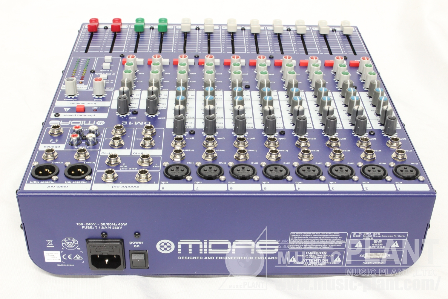 MIDAS アナログミキサーDM12中古品在庫あります! | MUSIC PLANT WEBSHOP