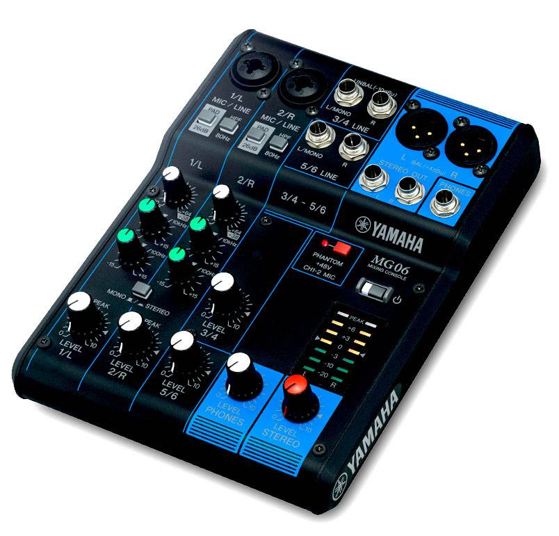 YAMAHA MGシリーズ アナログミキサーMG06新品在庫状況をご確認ください