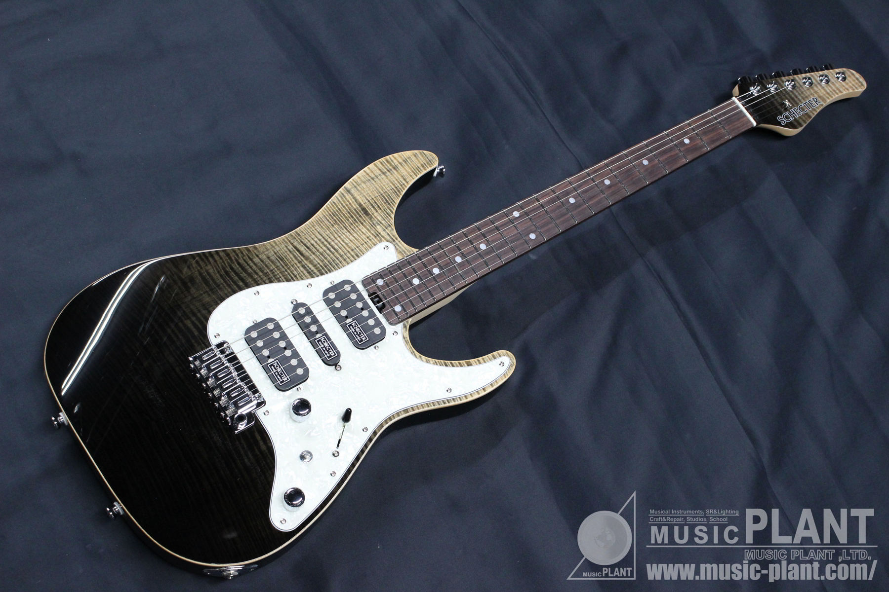 SCHECTER SDシリーズ エレキギターSD-DX-24-AS-VTR BKTN Black to