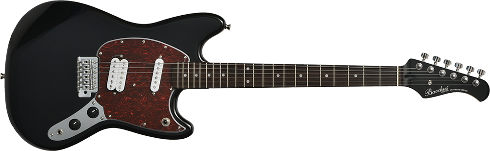 Bacchus UNIVERSEシリーズ ムスタングタイプエレキギターBMS-SH/R BLK