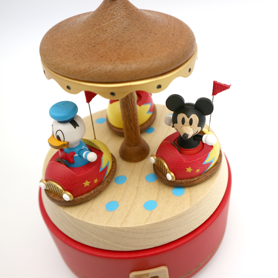 ディズニー 木製 オルゴール【ミッキーの遊園地】既製品 ｜株式会社