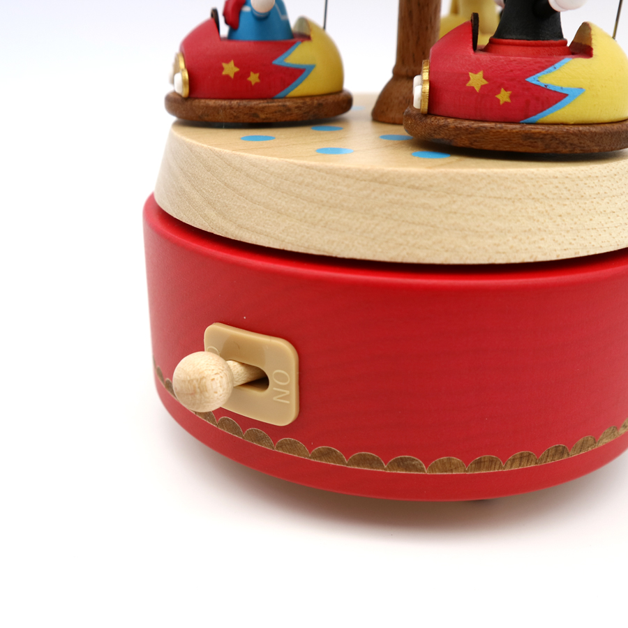 ディズニー 木製 オルゴール【ミッキーの遊園地】既製品 ｜株式会社