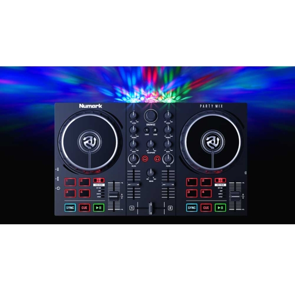 Numark Party Mix II DJ Controller with Built-In Light Show