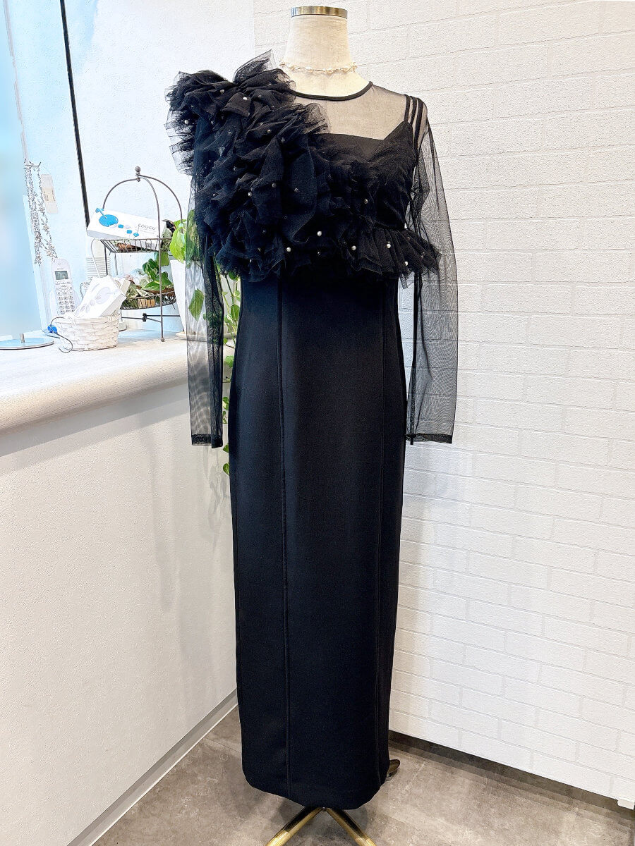 my closet / andresd pearl bustier dress mbk