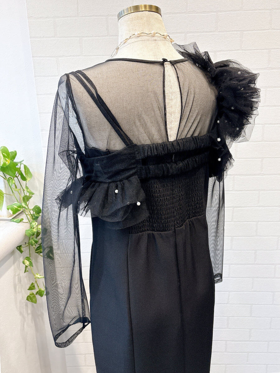 my closet / andresd pearl bustier dress mbk