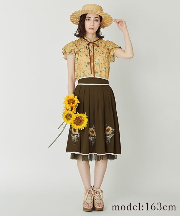 axes femmeから、ひまわりシリーズ が新登場！上下セットで着れる、夏