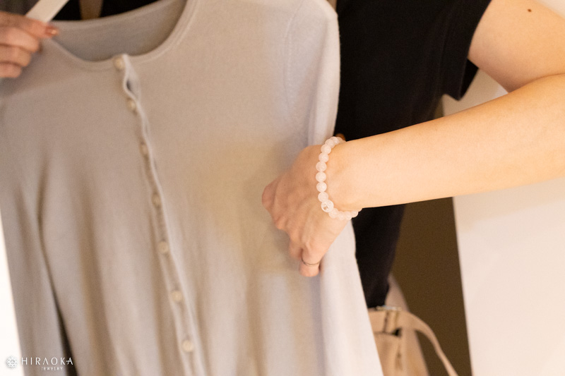 龍鳳凰（りゅうほうおう）パワーストーンブレスレット（ローズクォーツ