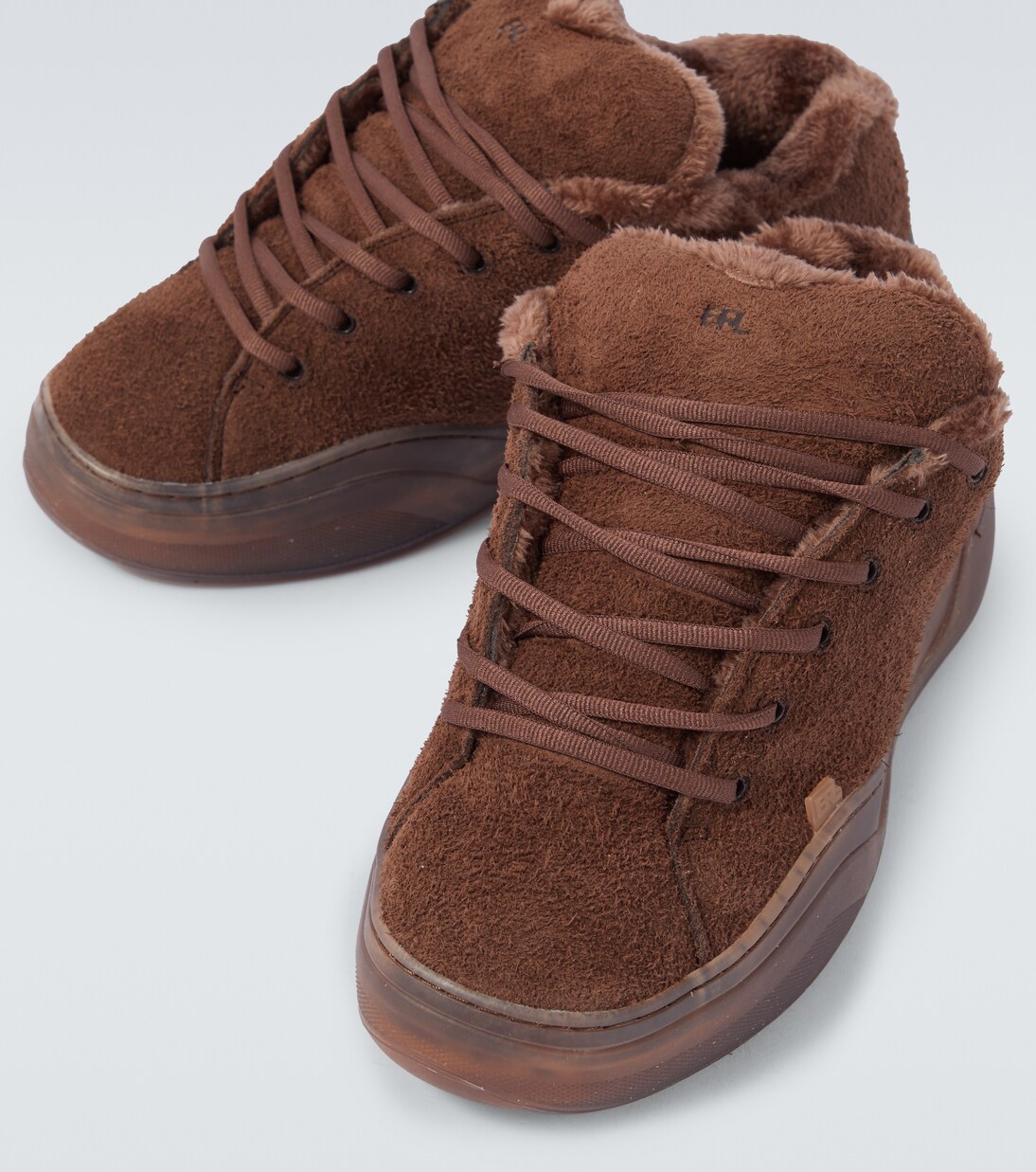 Vamp Skate suede sneakers in brown - ERL | Mytheresa