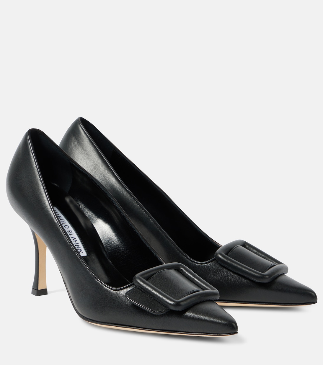 Maysale 70 leather pumps in black - Manolo Blahnik | Mytheresa