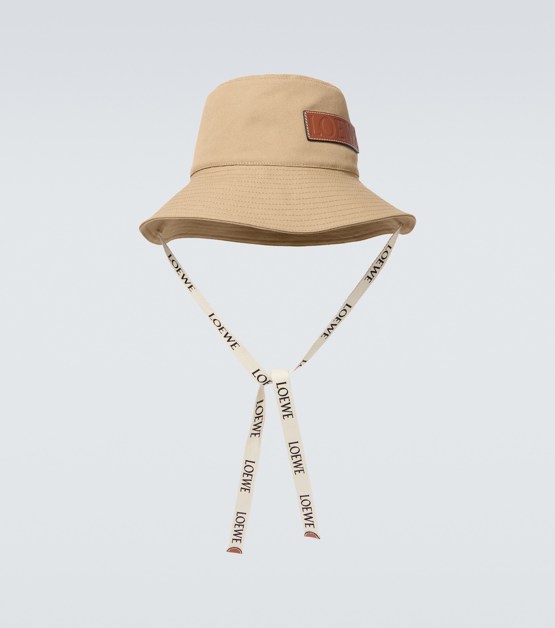 Paula's Ibiza Fisherman canvas bucket hat in beige - Loewe | Mytheresa