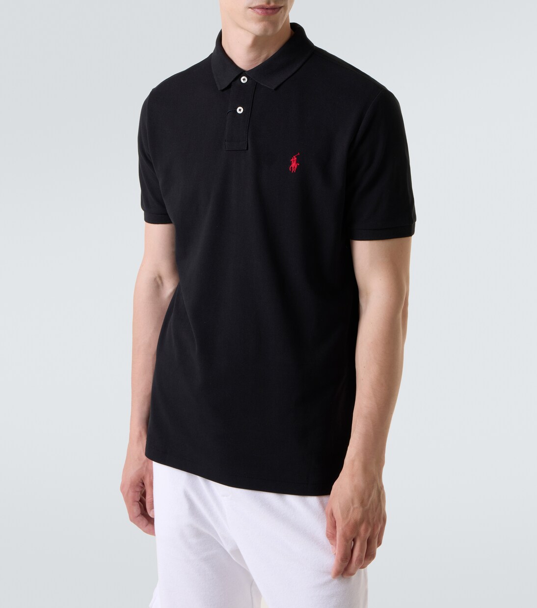 Cotton polo shirt in black - Polo Ralph Lauren | Mytheresa
