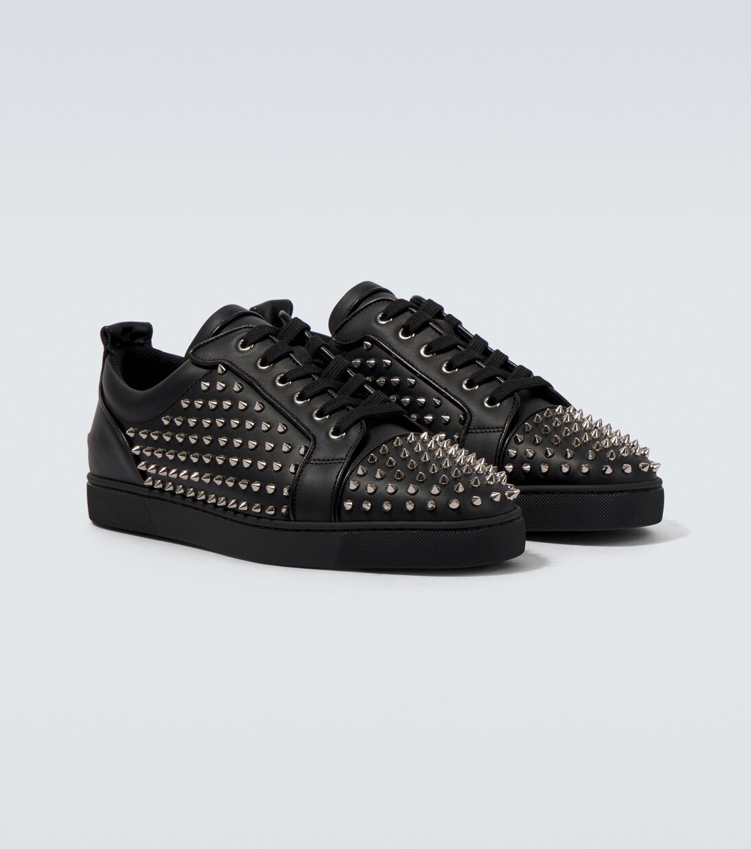 Louis Spikes Junior leather sneakers in black - Christian