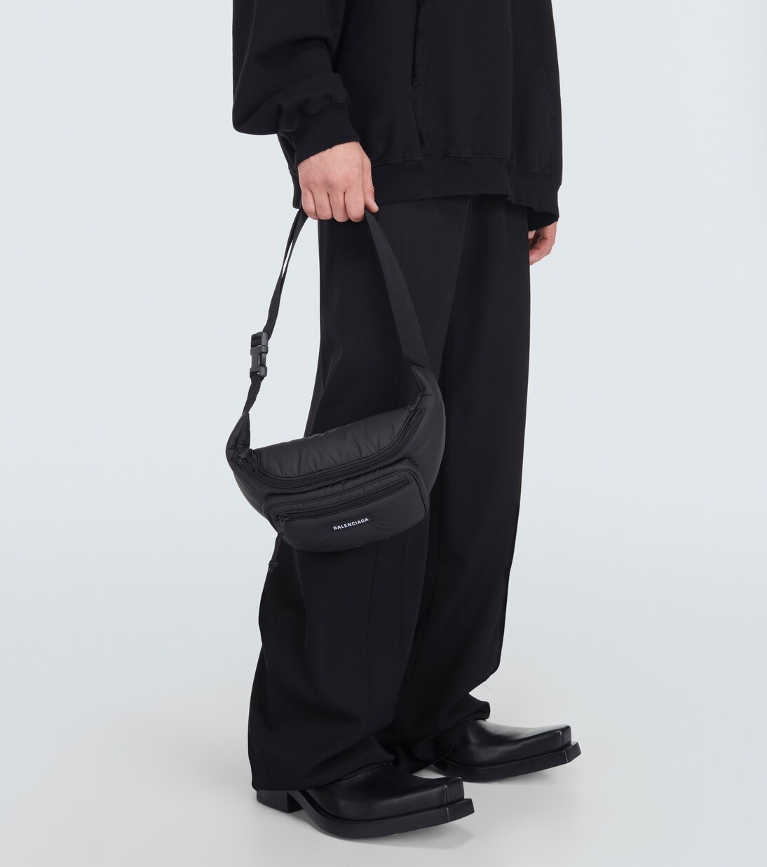 Nylon belt bag in black - Balenciaga | Mytheresa