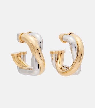 Les boucles rond carré earrings in gold - Jacquemus | Mytheresa