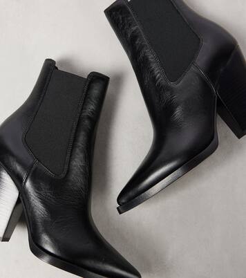 Theo 95 leather Chelsea boots in black - Saint Laurent | Mytheresa