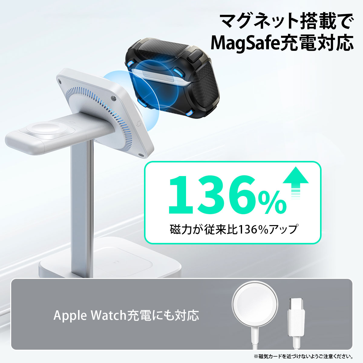 ESR AirPods Pro 3 ハードケース Cyber MagSafe対応フリックロック