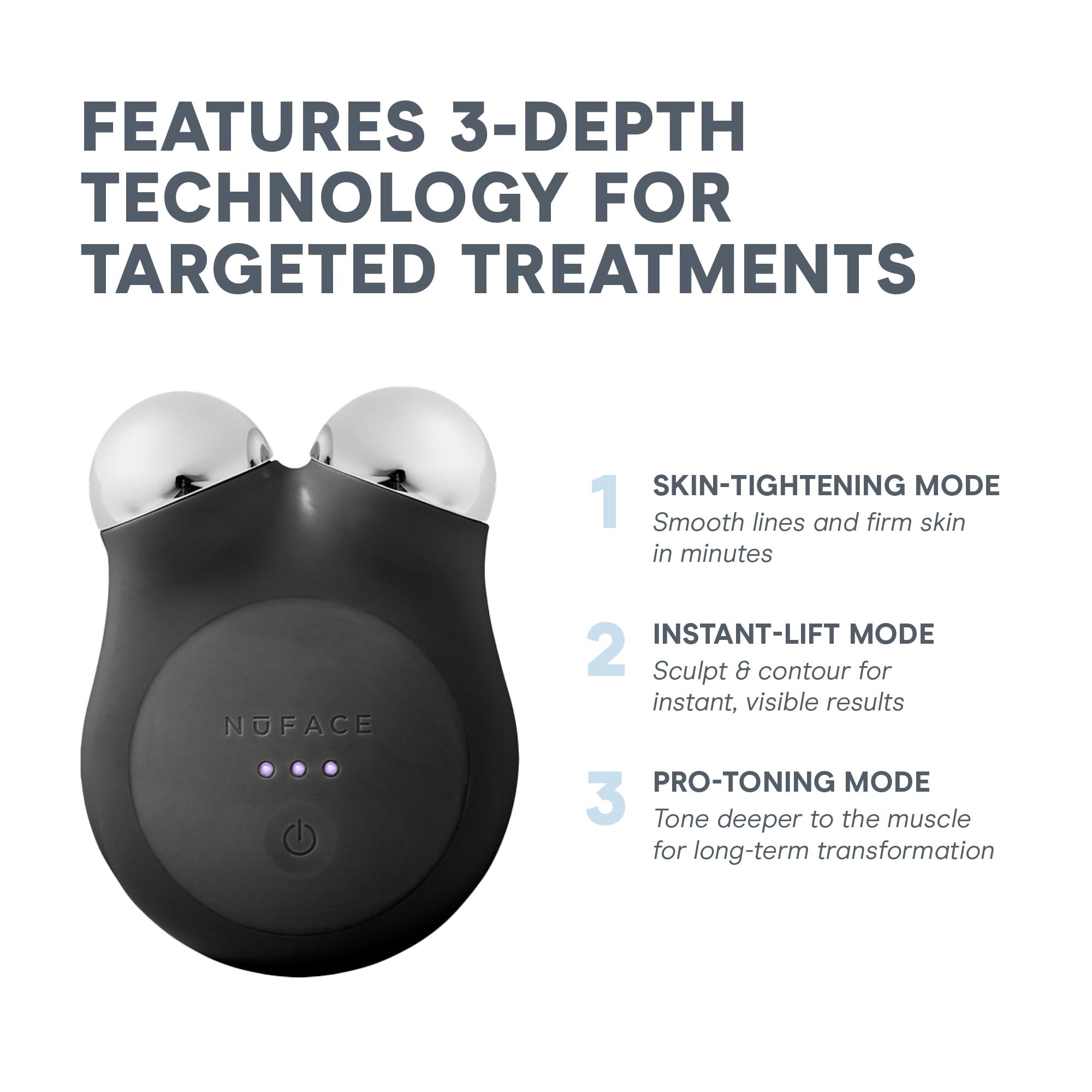 MINI+ Portable Microcurrent Facial Toning Kit | NuFACE