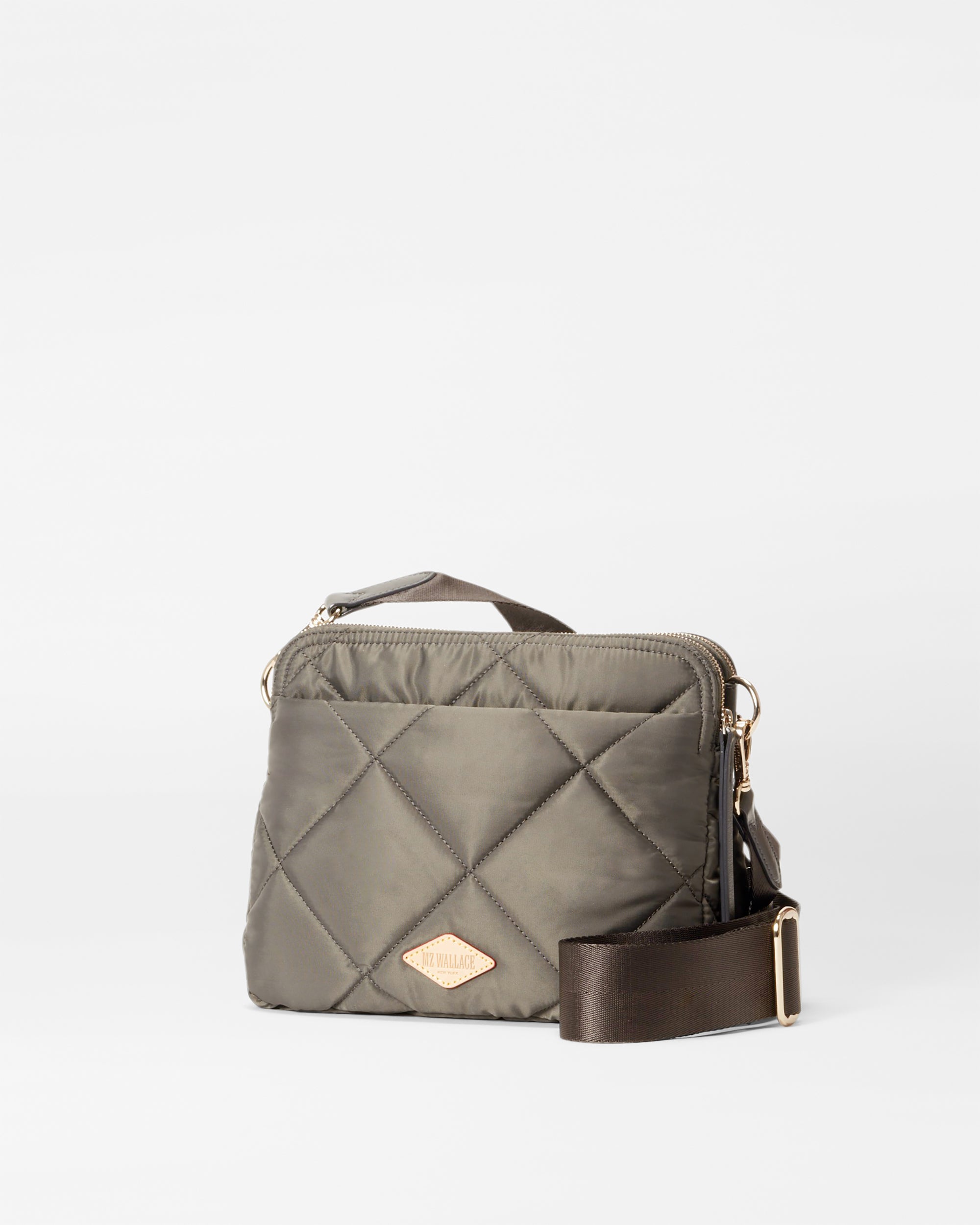 Gray Nylon Crossbody Bag | MZ Wallace