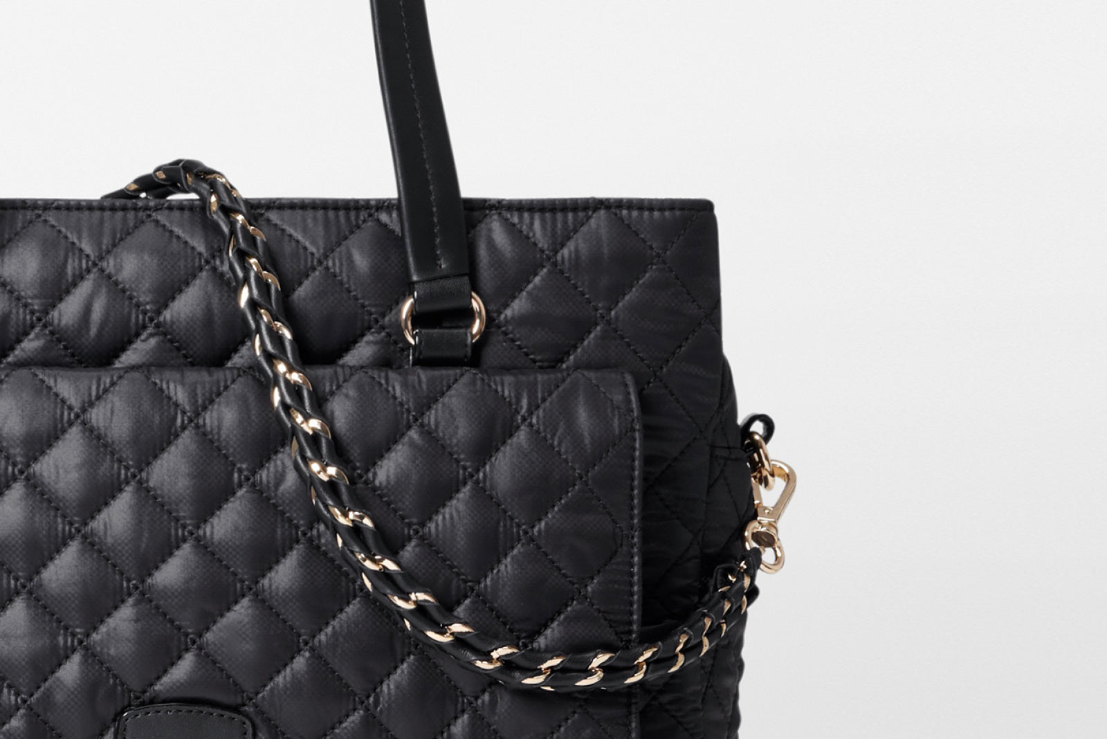 Parker Deluxe Quilted Crossbody Bag in Black | MZ Wallace