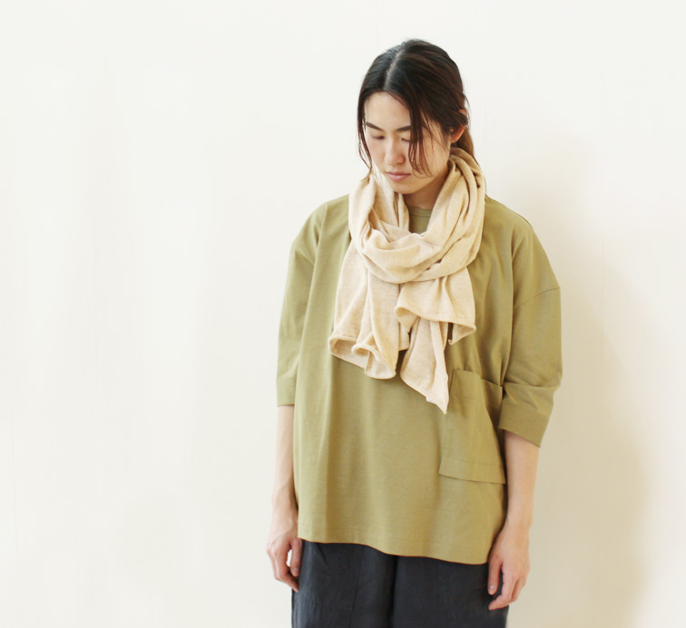 nofl】オーガニックコットンストール 644001830 | ナチュラル服通販