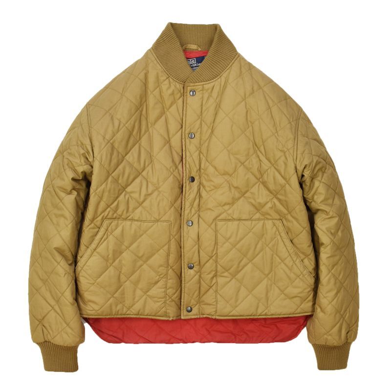 ラルフローレン】【POLO ralph lauren】【ベージュ×赤】【中綿入り