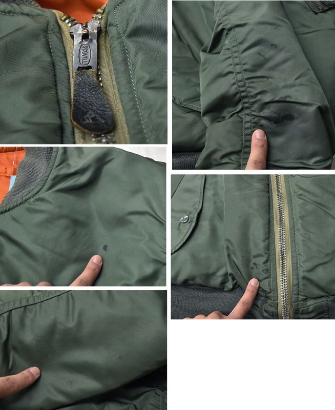 70's】【ビンテージ】【米軍実物】【USAF】【ALPHA INDUSTRIES